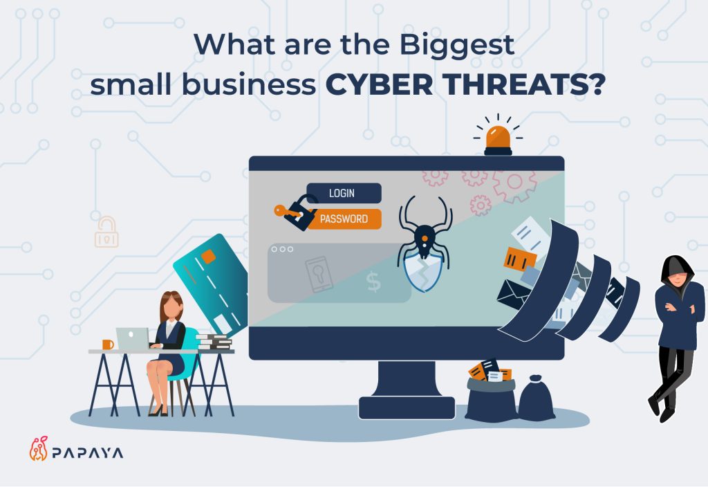 What Are The Biggest Small Business Cyber Threats? - Papaya Technologies